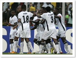 Ghana wins 2 - 1 against Nigeria