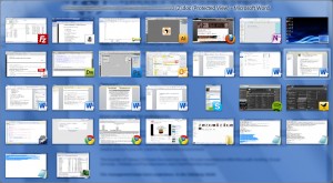ALT+Tab image of all open applications